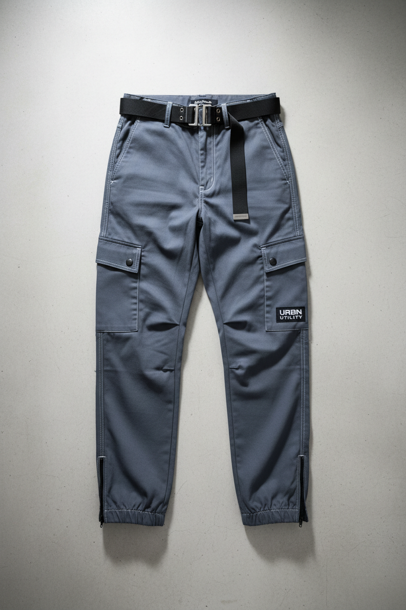 Trendy Street Pants - Flat Lay