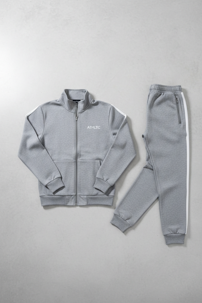 Two-Piece Tracksuit Set - Flat Lay