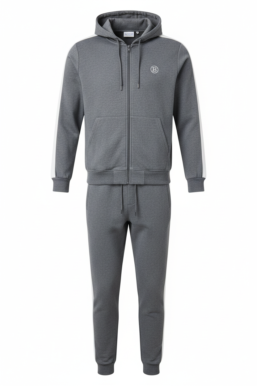 Two-Piece Tracksuit Set - Front View