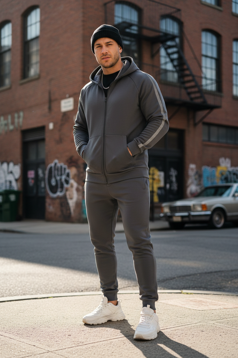 Two-Piece Tracksuit Set - Lifestyle