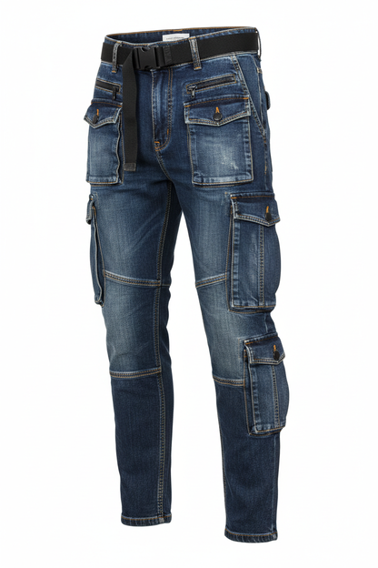 Urban Denim Cargo - Front View