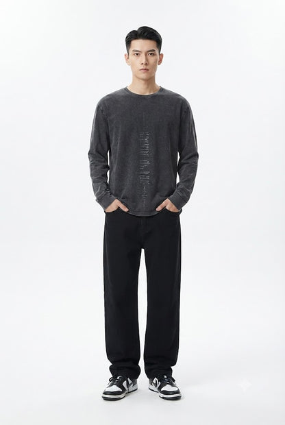 High Street Retro Straight Jeans