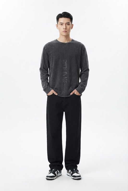 High Street Retro Straight Jeans