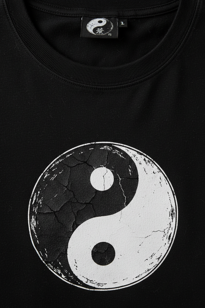 Yin Yang Inspired Tee - Close-Up Detail