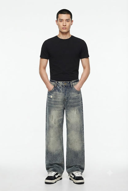Distressed Denim Jeans